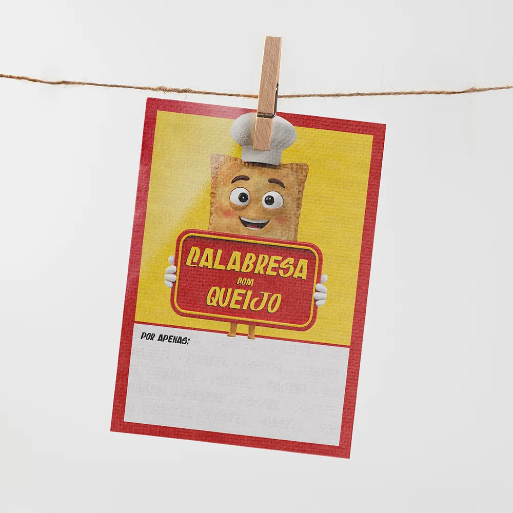 Plaquinha de Preço Pastel