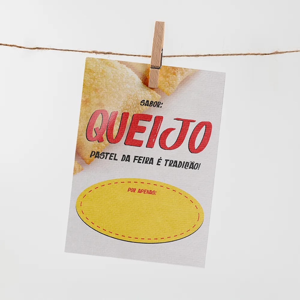 Plaquinha de Preço Pastel