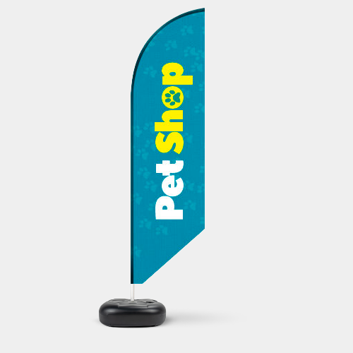 Wind Banner Completo para Piso G - Modelo Ângulo