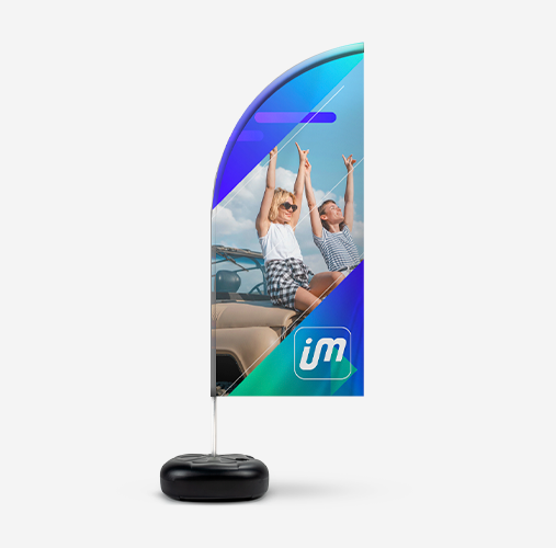 Wind Banner Completo para Piso P - Modelo Faca