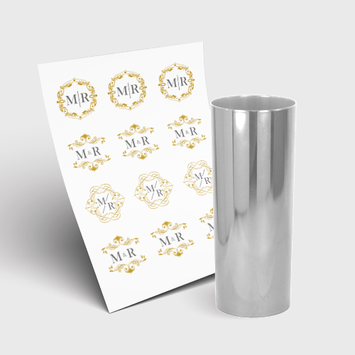 Copo Long Drink 350ml sem Tampa e 1 Folha A3 DTF-UV