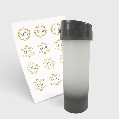 Garrafa Eco World 480ml e 1 Folha A3 DTF-UV