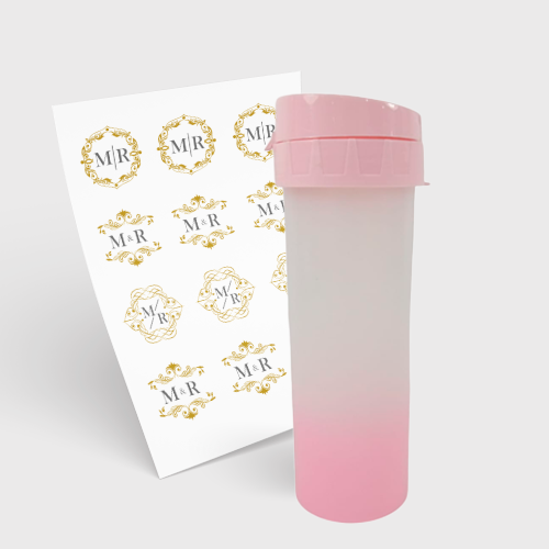 Garrafa Eco World 480ml e 1 Folha A3 DTF-UV