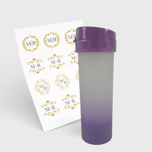 Garrafa Eco World 480ml e 1 Folha A3 DTF-UV