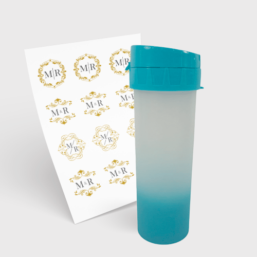 Garrafa Eco World 480ml e 1 Folha A3 DTF-UV