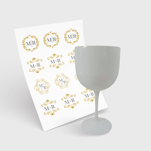 Taça de Gin 580ml e 1 Folha A3 DTF-UV
