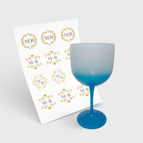 Taça de Gin 580ml e 1 Folha A3 DTF-UV