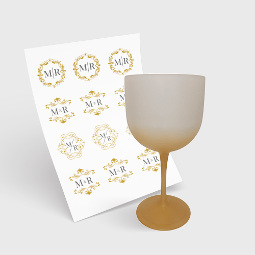 Taça de Gin 580ml e 1 Folha A3 DTF-UV