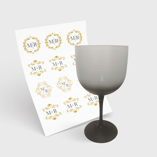 Taça de Gin 580ml e 1 Folha A3 DTF-UV