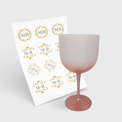 Taça de Gin 580ml e 1 Folha A3 DTF-UV