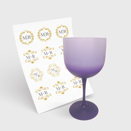 Taça de Gin 580ml e 1 Folha A3 DTF-UV