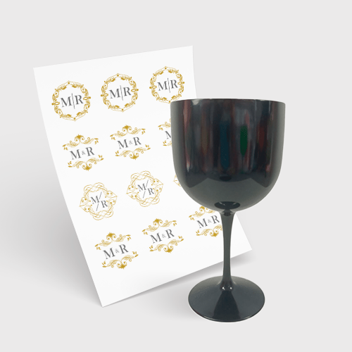 Taça de Gin 580ml e 1 Folha A3 DTF-UV