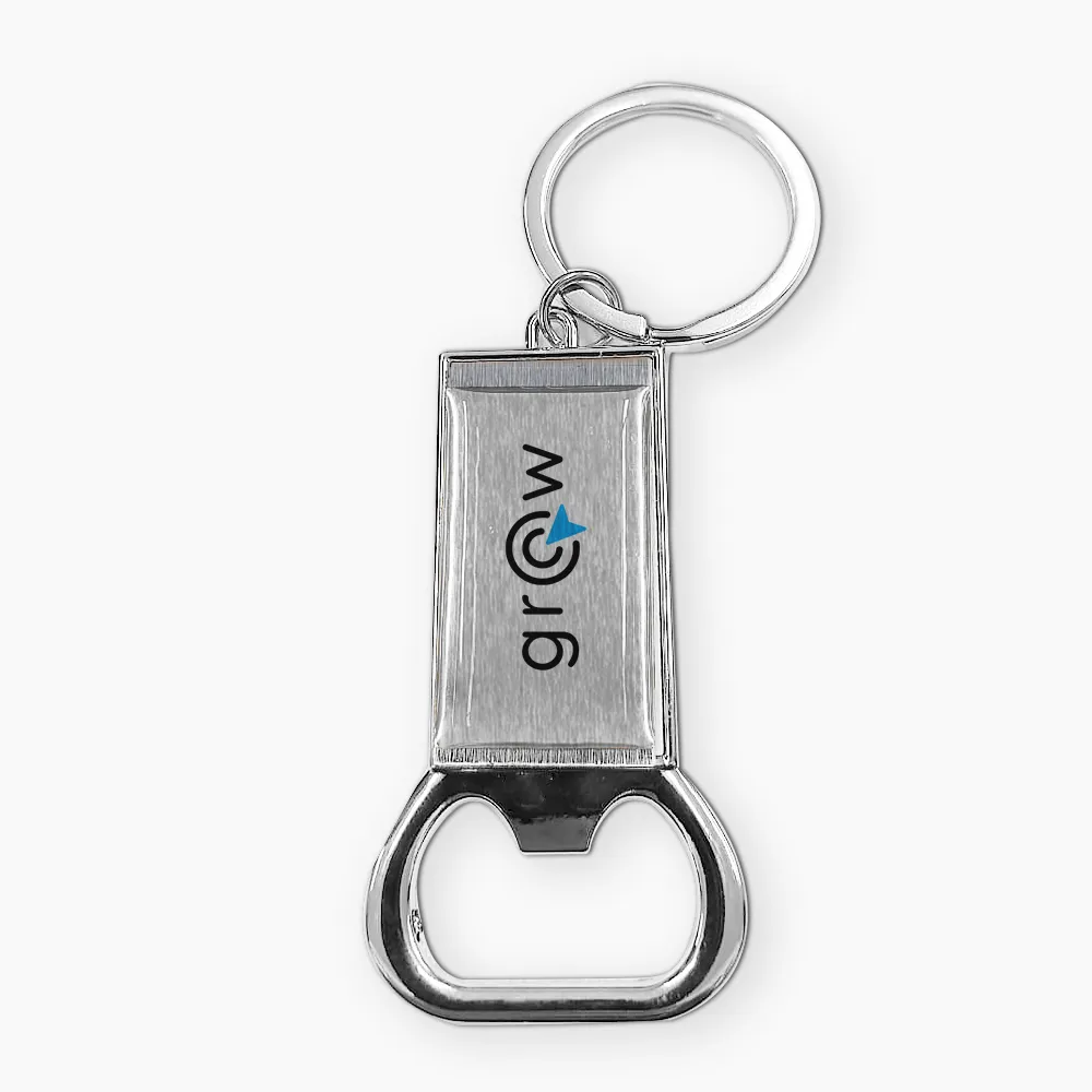 Chaveiro de Metal Abridor Retangular