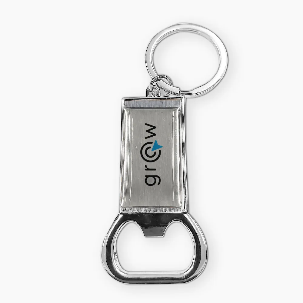 Chaveiro de Metal Abridor Retangular