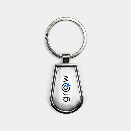 Chaveiro de Metal Gota