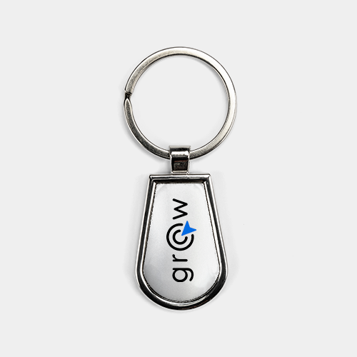 Chaveiro de Metal Gota
