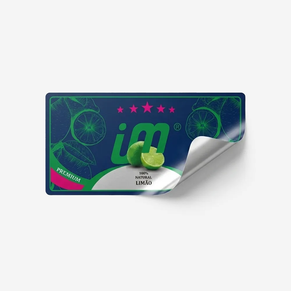 Rótulo para Garrafa de Suco