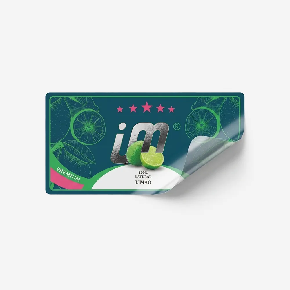 Rótulo para Garrafa de Suco