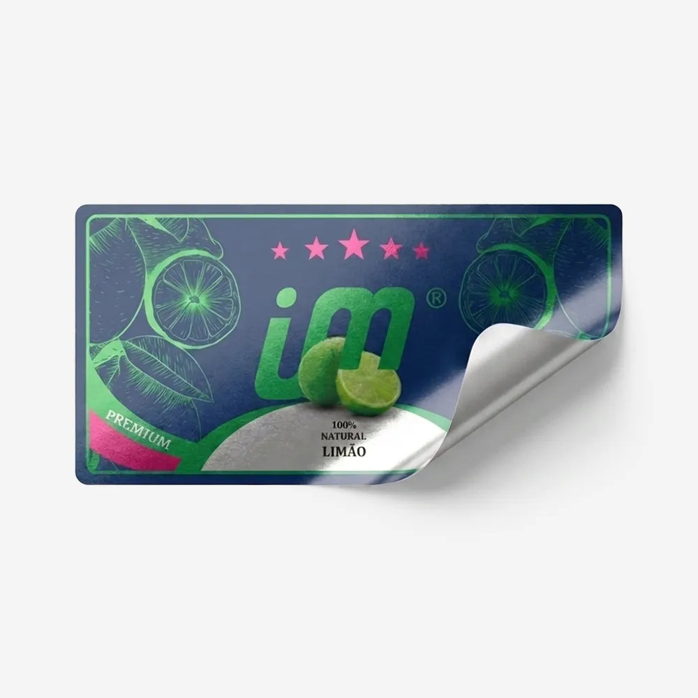 Rótulo para Garrafa de Suco