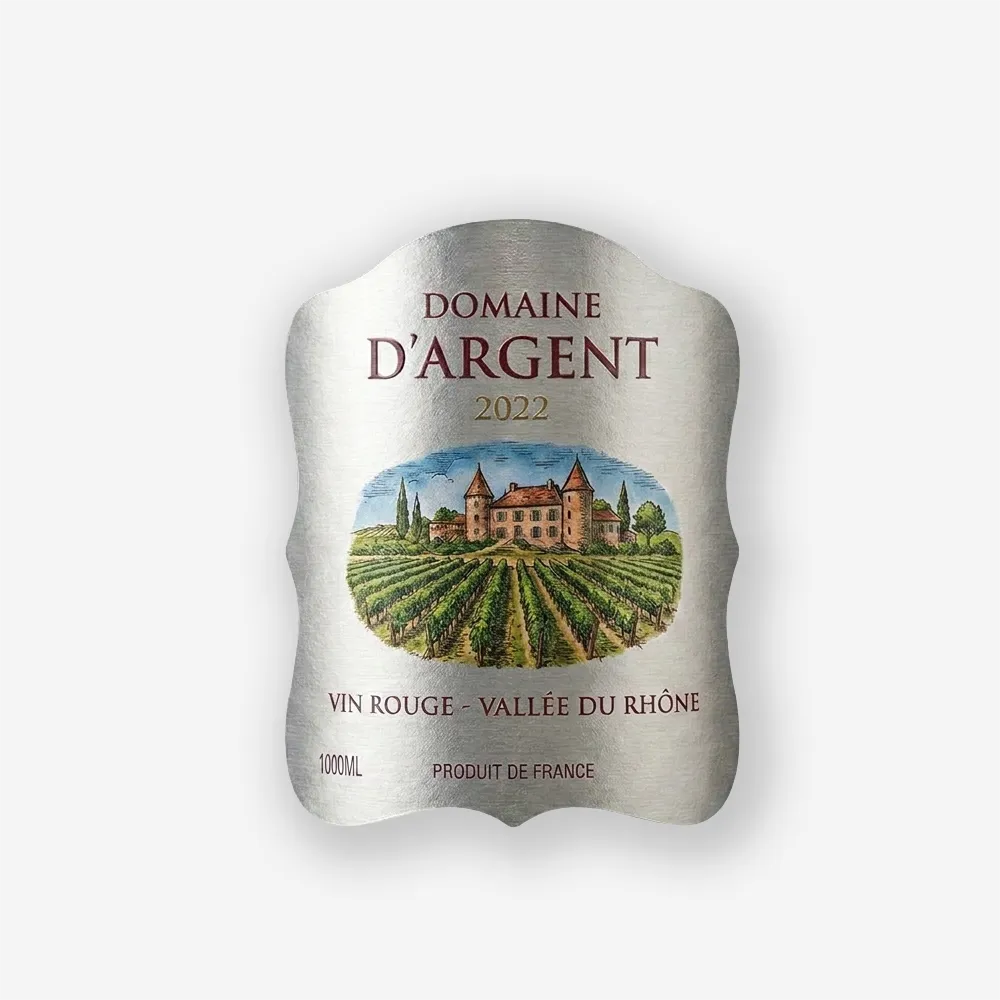 Rótulo para Garrafa de Vinho 1000ml