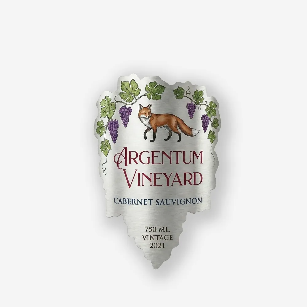 Rótulo para Garrafa de Vinho 750ml
