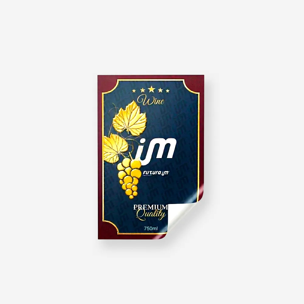 Rótulo para Garrafa de Vinho
