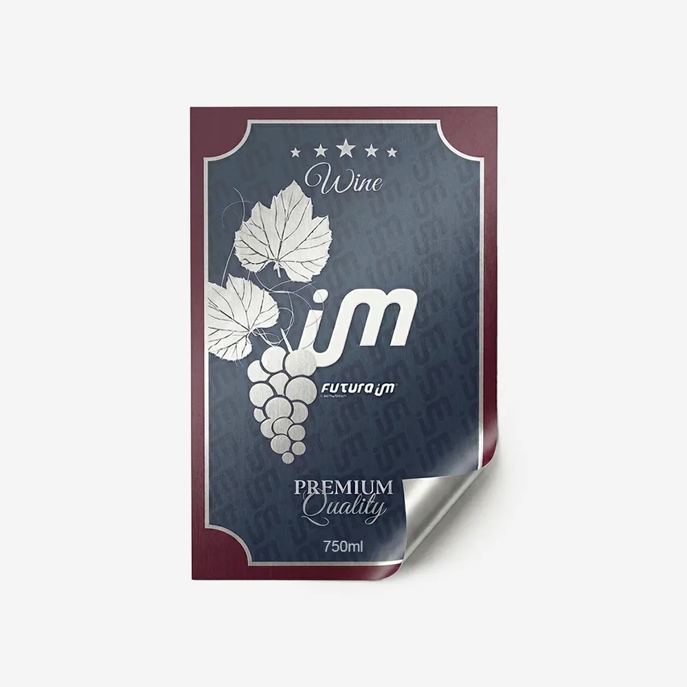 Rótulo para Garrafa de Vinho