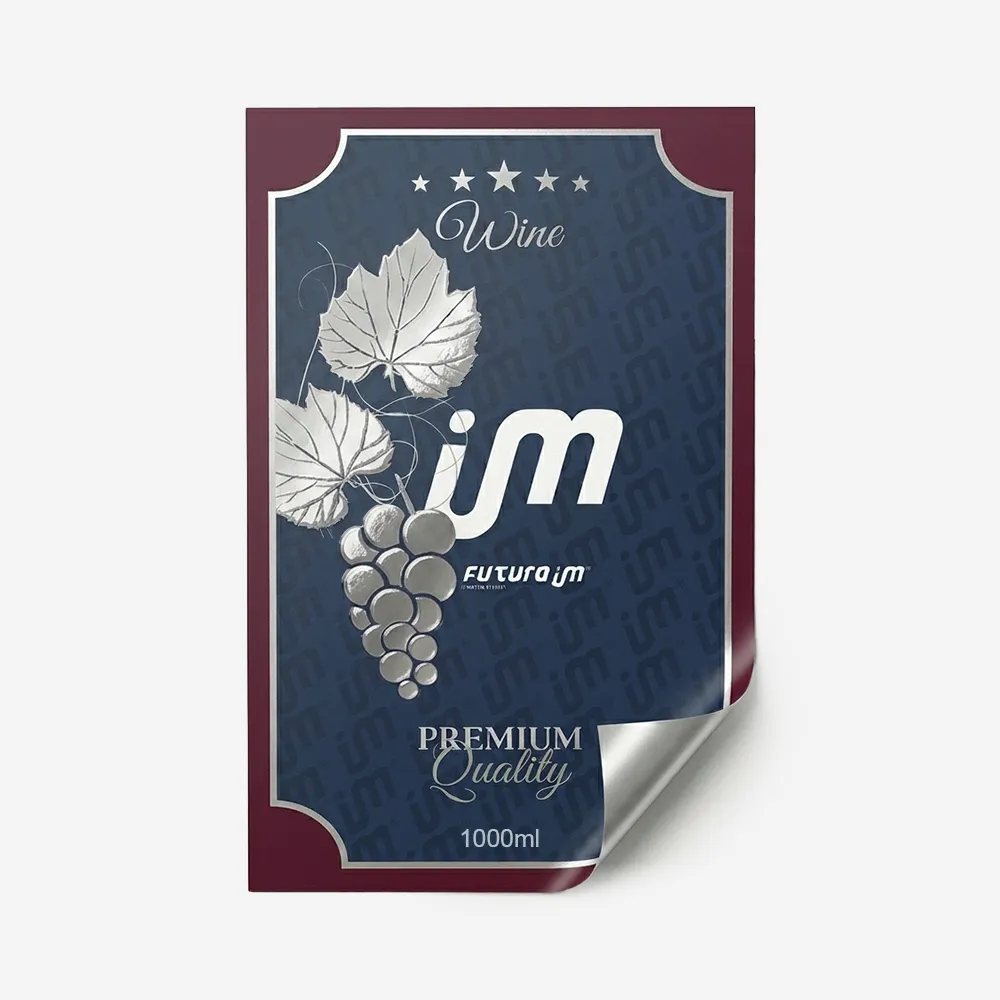 Rótulo para Garrafa de Vinho