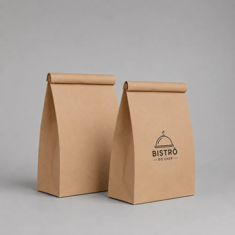 Saco Kraft para Delivery Personalizado