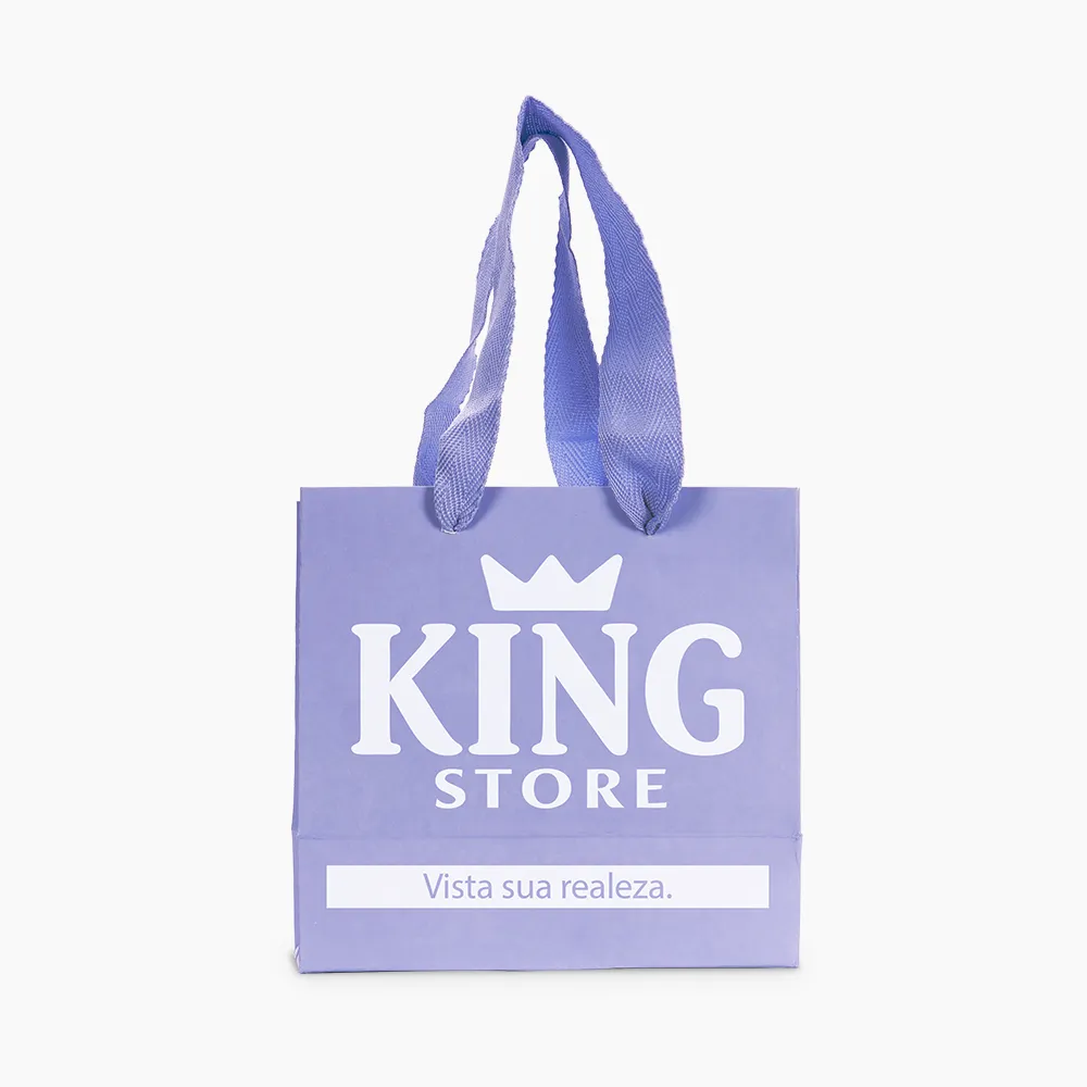Sacola em Papel Personalizado em Silk - Premium