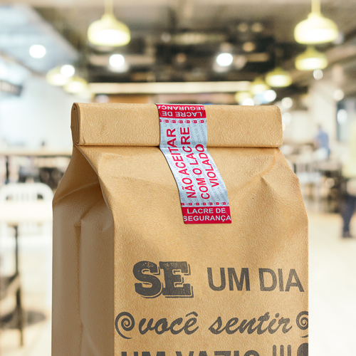 Adesivo Lacre de Segurança Delivery Personalizado
