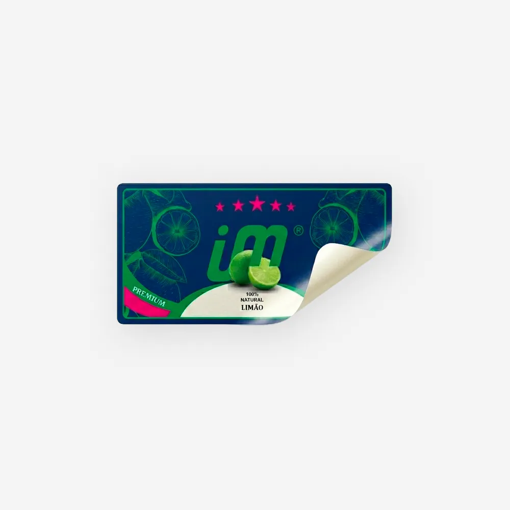 Rótulo para Garrafa de Suco