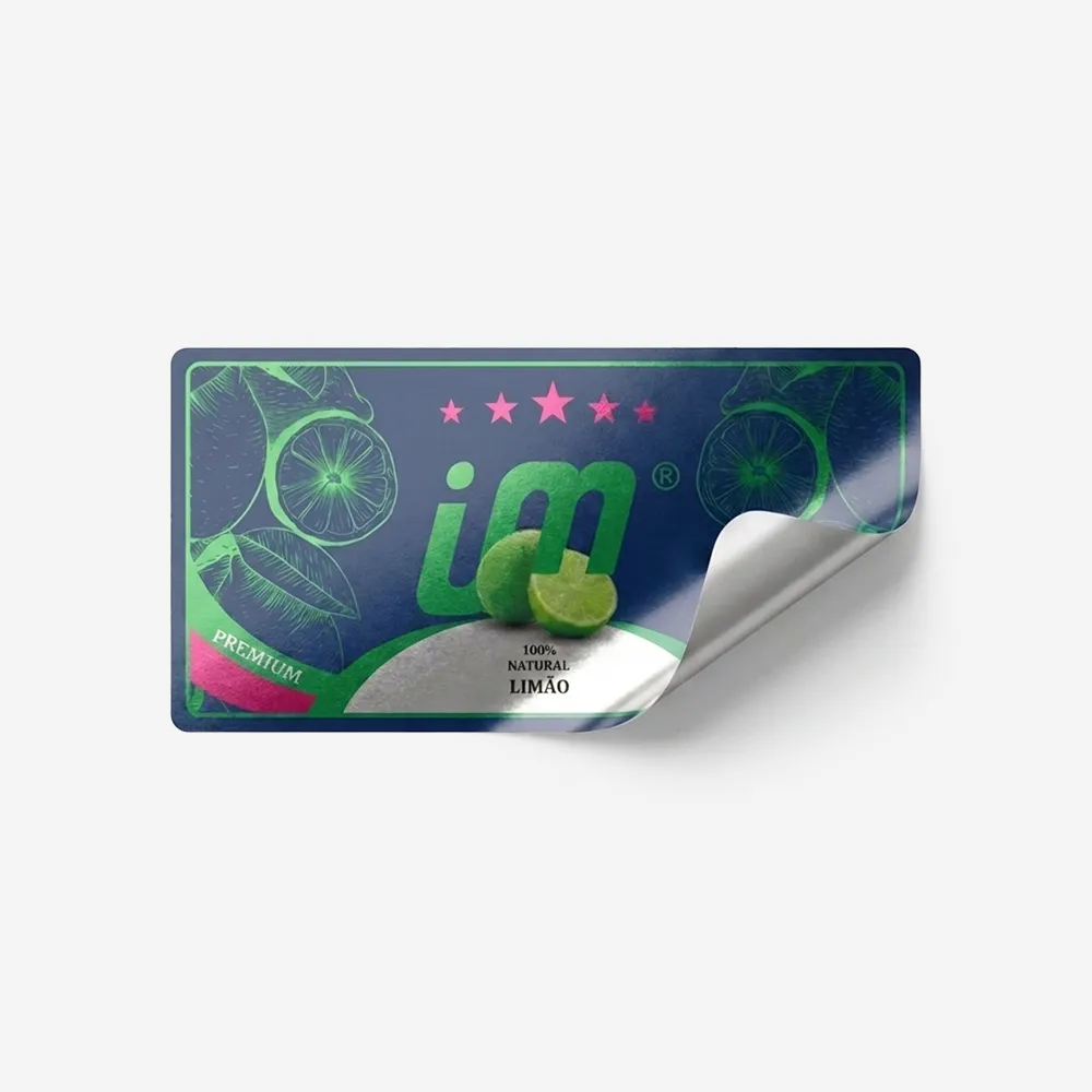 Rótulo para Garrafa de Suco