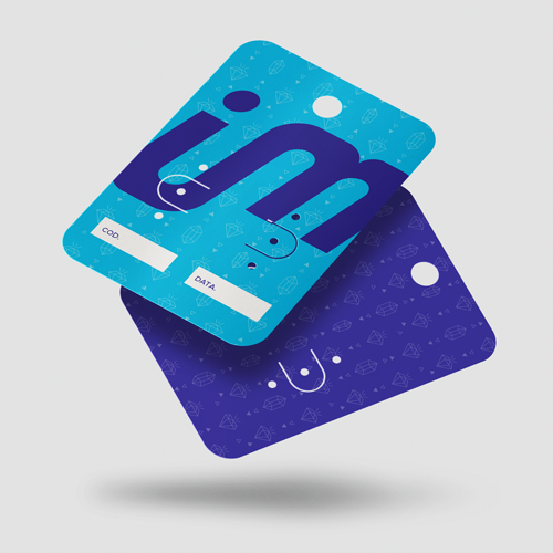 Cartela para 3 Pares de Brincos