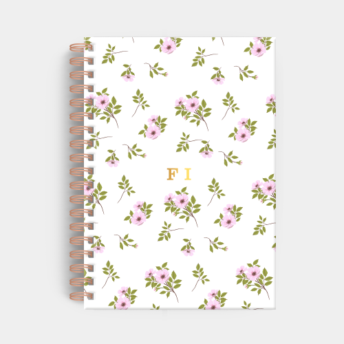 Agenda Premium Planner Branco Floral