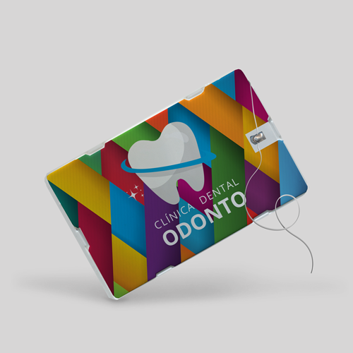 Cartão Fio Dental Personalizado