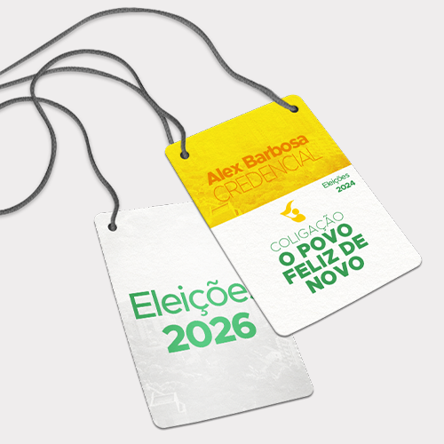 Crachá para Delegado e Fiscal