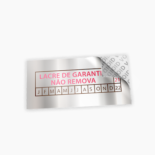 Etiqueta Lacre de Garantia VOID
