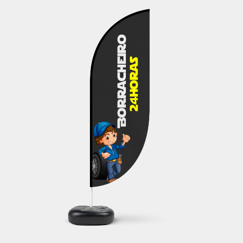 Wind Banner Completo para Piso M - Modelo Pena