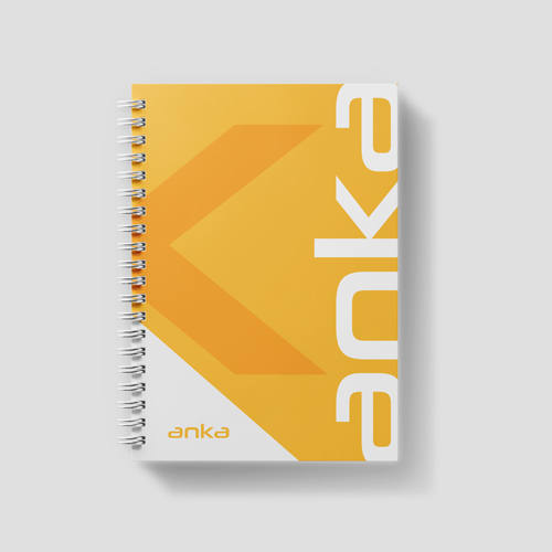 Caderno Capa Dura Com Pautas 48fls