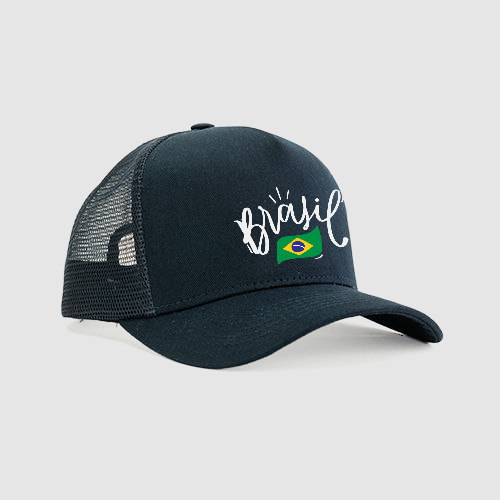 Boné Aba Curva Trucker Personalizado