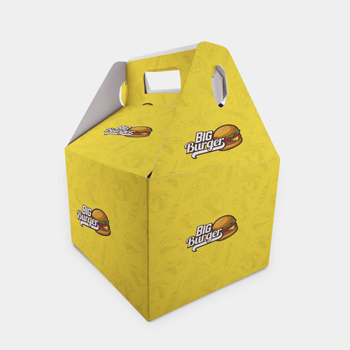 Embalagem Maleta Kit Lanche Delivery