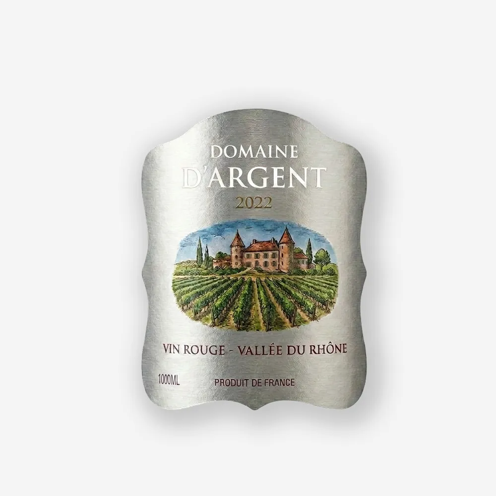 Rótulo para Garrafa de Vinho 1000ml
