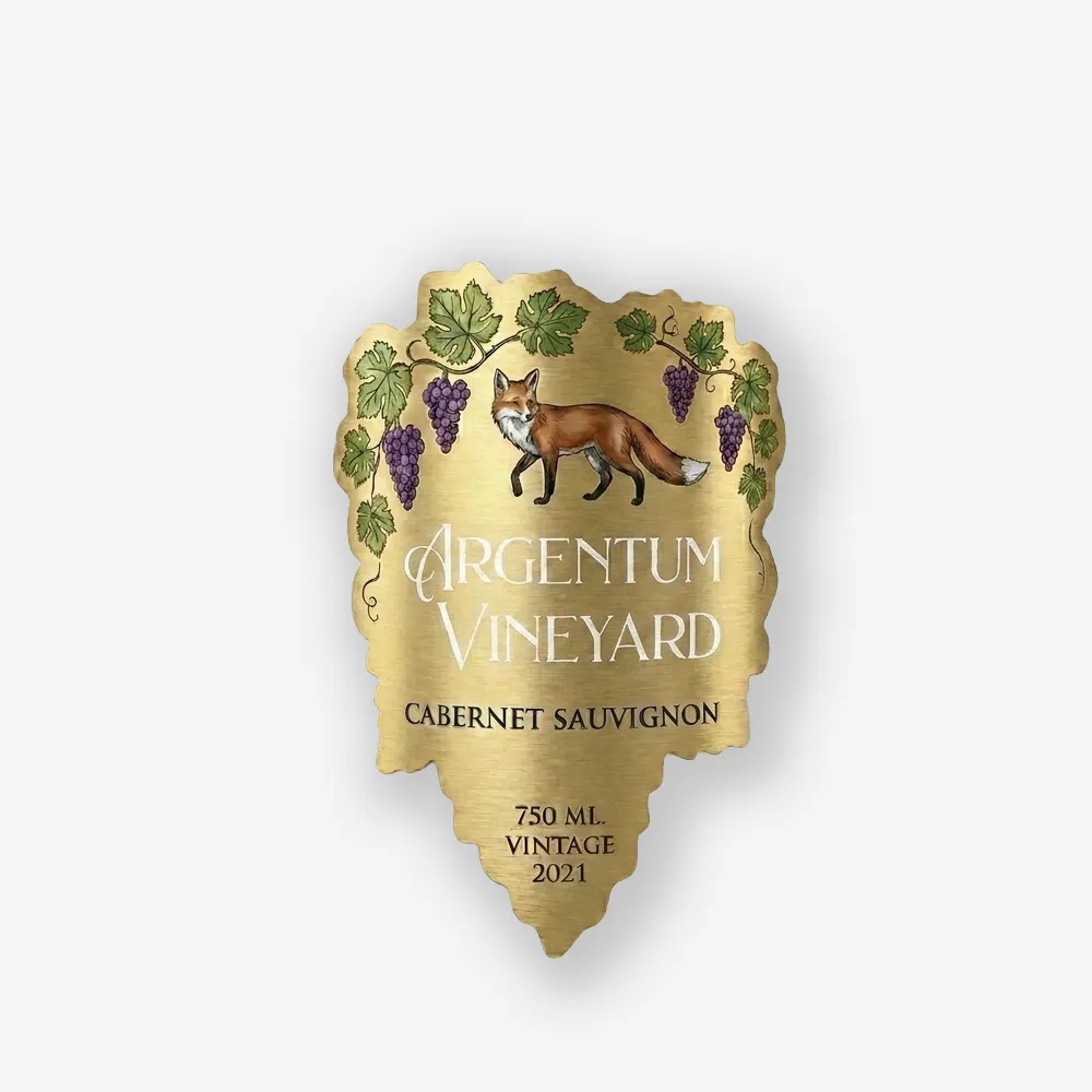 Rótulo para Garrafa de Vinho 750ml