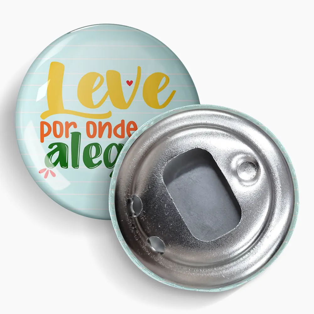 Botton Com Abridor de Garrafa