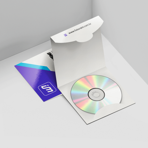 Envelope CD e DVD com Encaixe