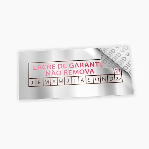 Etiqueta Lacre de Garantia VOID