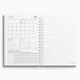 Agenda Premium Diária Linho Marrom