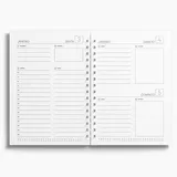Agenda Premium Diária Linho Marrom