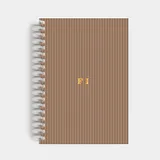 Agenda Premium Semanal Executivo Camurça